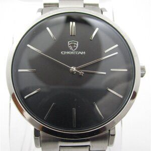 Men Cheetah Quartz WR Analog 41mm Round Watch (H872) "New Battery"
